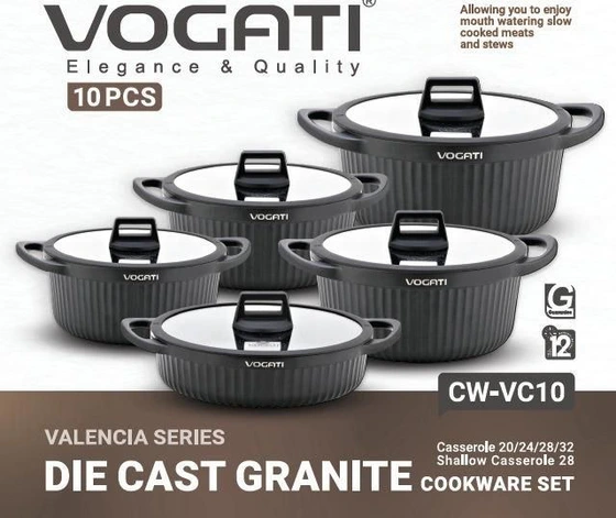 تصویر سرویس قابلمه ۱۰ پارچه وگاتی CW-VC10 VOGATI